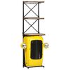 vidaXL Κάβα Κρασιών Κίτρινη Όψη Τρακτέρ 49x31x172 εκ.Μασίφ Ξύλο Μάνγκο