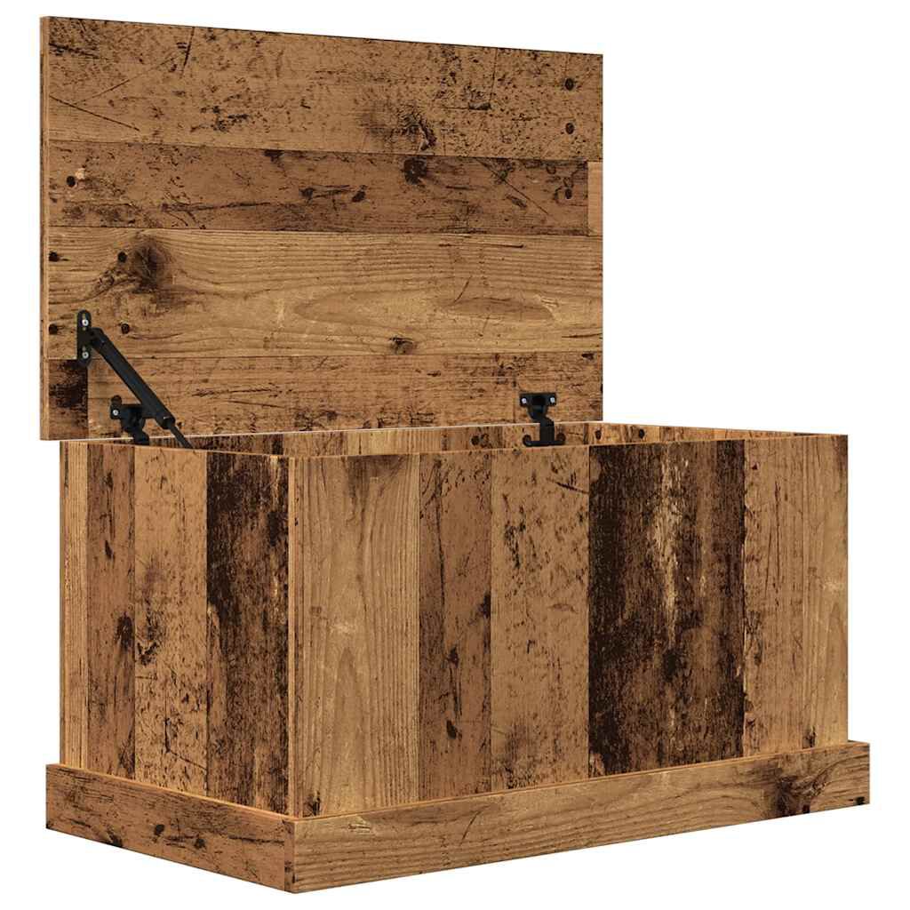 vidaXL Κουτί Αποθήκευσης Όψη Παλαιού Ξύλου 70x40x38 εκ. Επεξ.Ξύλο