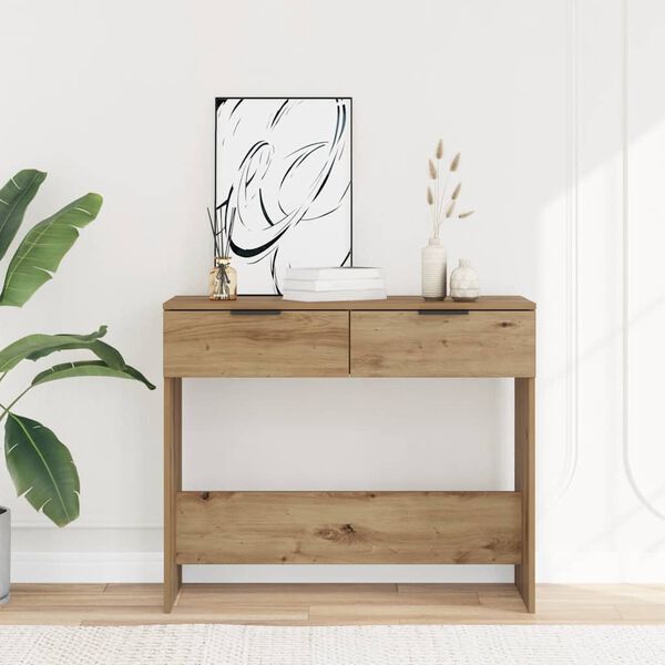 vidaXL Τραπέζι κονσόλας Artisan Oak 90x36x75 cm Κατασκευασμένο ξύλο