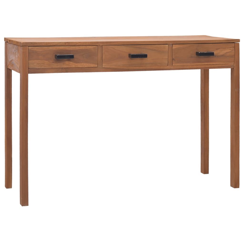 vidaXL Γραφείο 110x40x75 εκ. από Μασίφ Ξύλο Teak