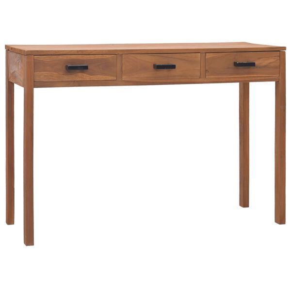 vidaXL Γραφείο 110x40x75 εκ. από Μασίφ Ξύλο Teak