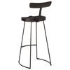 vidaXL Bar Stools 2 τεμάχια Μαύρο 49x43x103 cm Στερεό ξύλο Mango