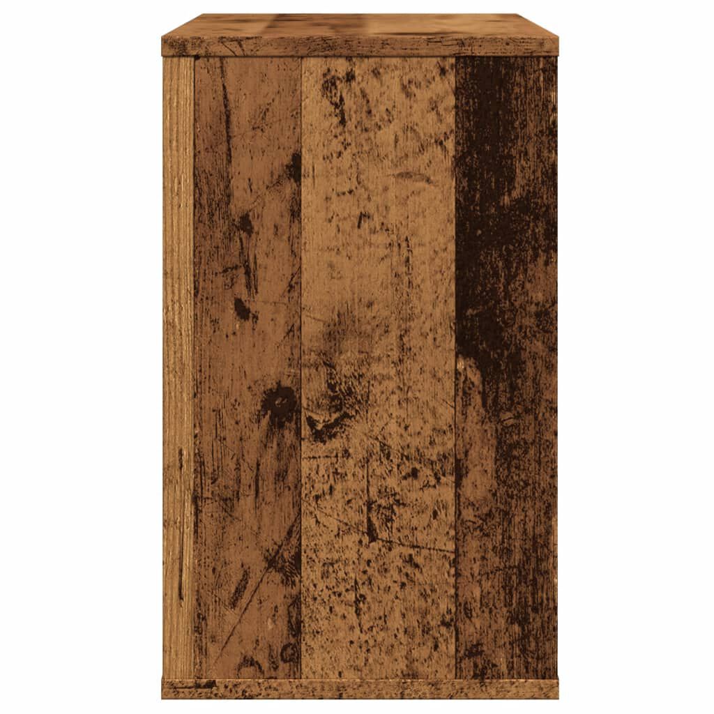 vidaXL Βοηθητικό Ντουλάπι Όψη Παλαιού Ξύλου 60 x 30 x 50 εκ. Επεξ.Ξύλο