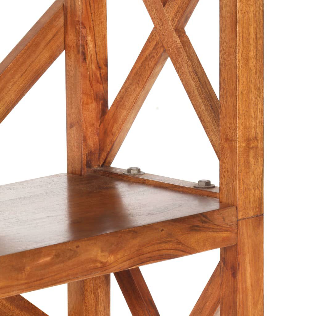 vidaXL Βιβλιοθήκη 60x30x160 εκ. Μασίφ Ξύλο Ακακίας με Μελί Φινίρισμα