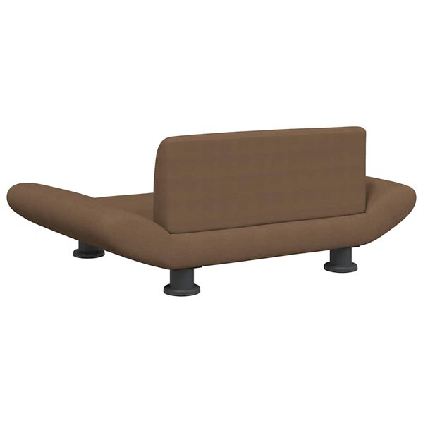 vidaXL Κρεβάτι Σκύλου Καφέ 70x45x28 εκ. Υφασμάτινο