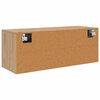 vidaXL Ντουλάπα Παπουτσιών με ράφι artisan δρυς 100 x 35 x 38 εκ.