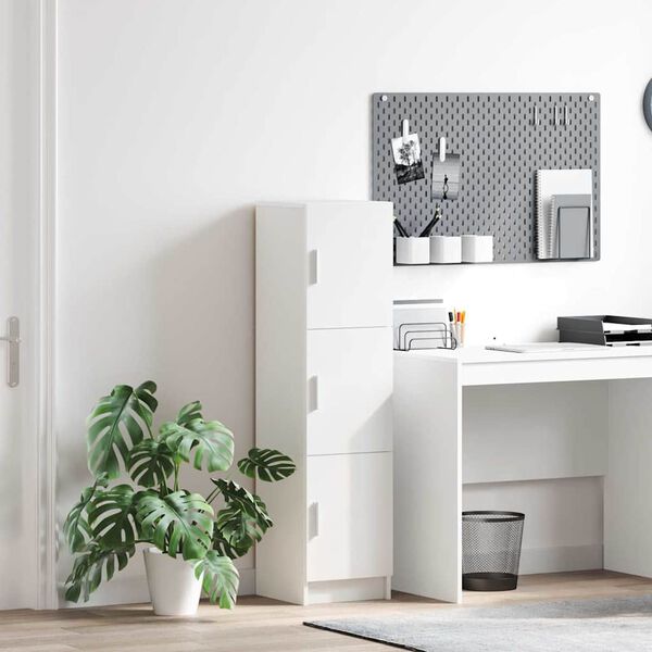 vidaXL Highboard Λευκό 31.5 x 32 x 122.5 εκ