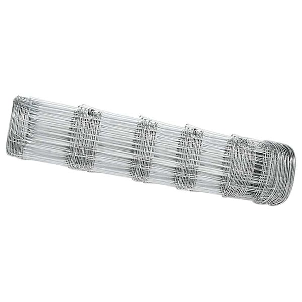 vidaXL Περίφραξη αγρού Ασημί 25 x 0.8 m Γαλβανισμένος χάλυβας