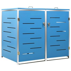 vidaXL &Pi;&lambda;&alpha;ί&sigma;&iota;&omicron; &Kappa;ά&delta;&omega;&nu; &Alpha;&pi;&omicron;&rho;&rho;. &Delta;&iota;&pi;&lambda;ό &mu;&epsilon; &Rho;ό&delta;&epsilon;&sigmaf; 138x77,5x115 &epsilon;&kappa; &Alpha;&nu;. &Alpha;&tau;&sigma;&alpha;.
