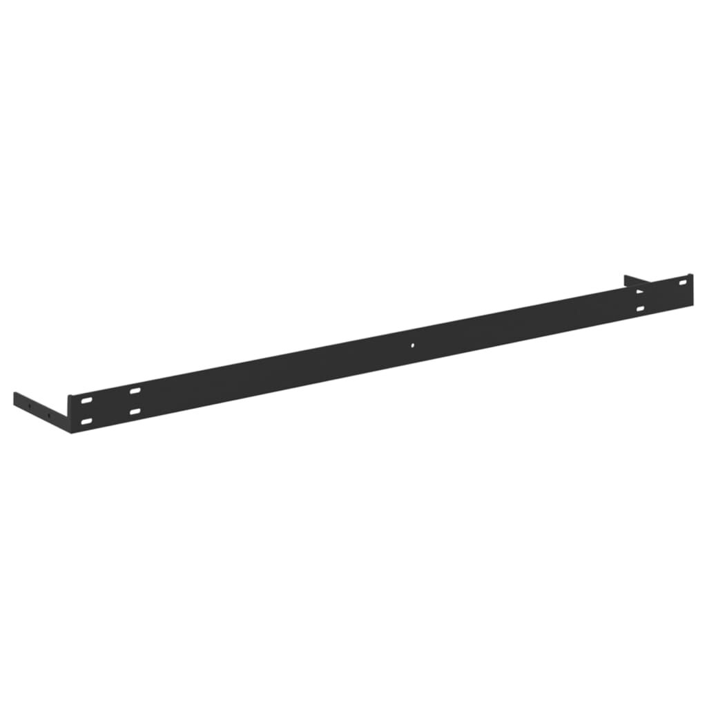vidaXL Ράφια Τοίχου 2 τεμ. Γκρι Σκυροδέματος 90 x 23,5 x 3,8 εκ. MDF