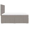 vidaXL &Kappa;&rho;&epsilon;&beta;ά&tau;&iota; Boxspring &mu;&epsilon; &Sigma;&tau;&rho;ώ&mu;&alpha; Taupe 160x200 &epsilon;&kappa;. &Upsilon;&phi;&alpha;&sigma;&mu;ά&tau;&iota;&nu;&omicron;