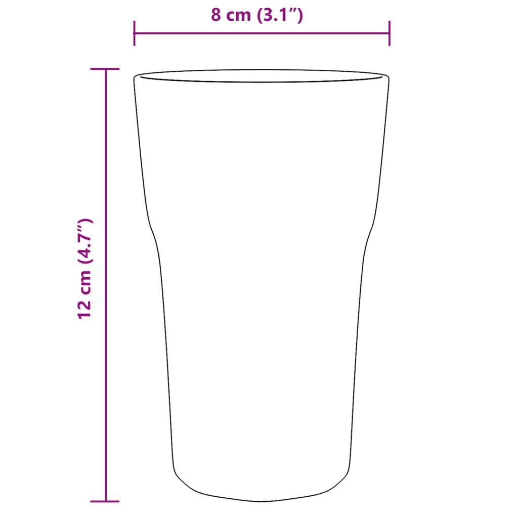 vidaXL Ποτήρια 6 Τεμ. 295 ml