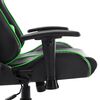 vidaXL Καρέκλα Gaming Μαύρο / Πράσινο από Συνθετικό Δέρμα