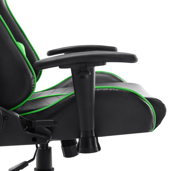 vidaXL Καρέκλα Gaming Μαύρο / Πράσινο από Συνθετικό Δέρμα