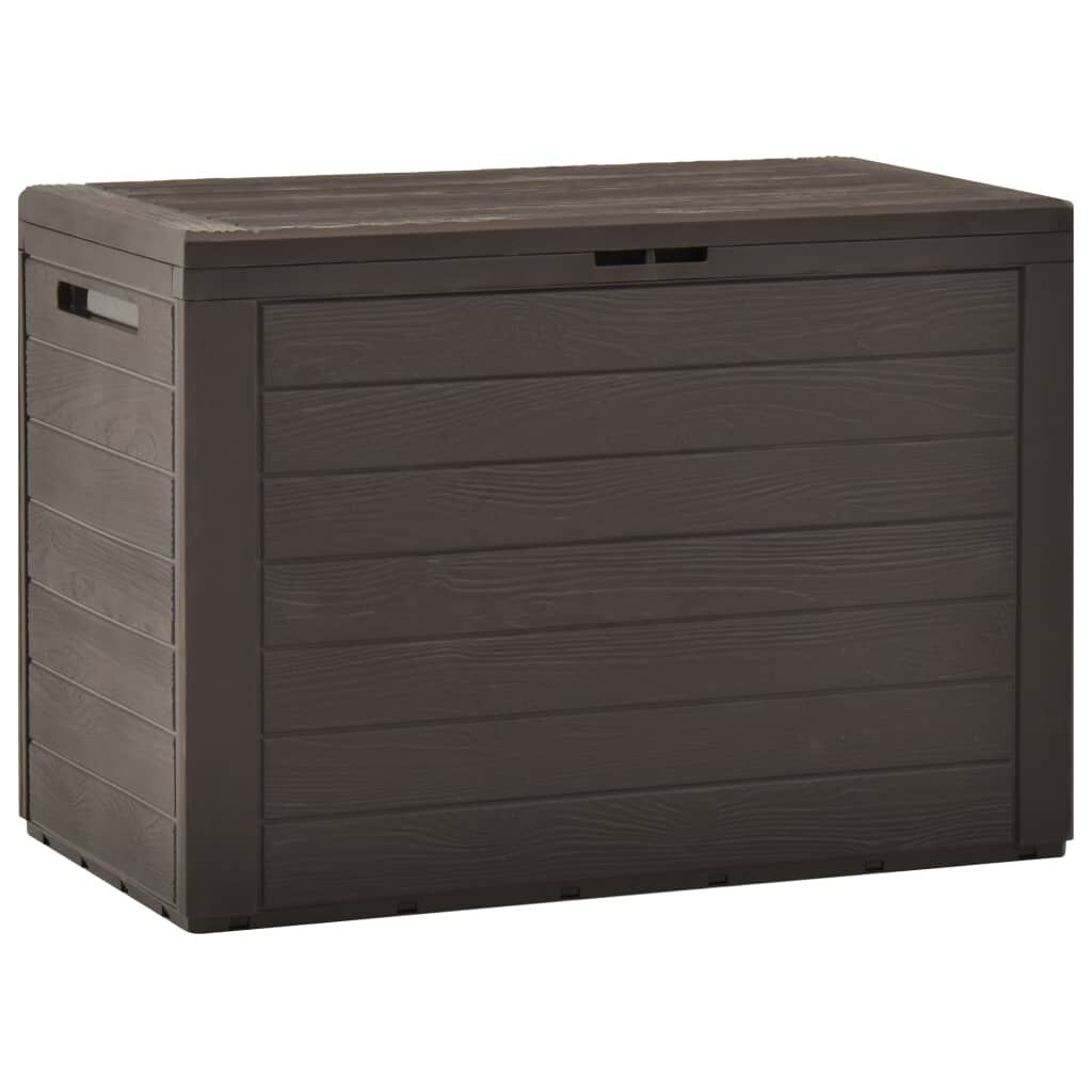 vidaXL Μπαούλο Αποθήκευσης Κήπου Καφέ 78 x 44 x 55 εκ.