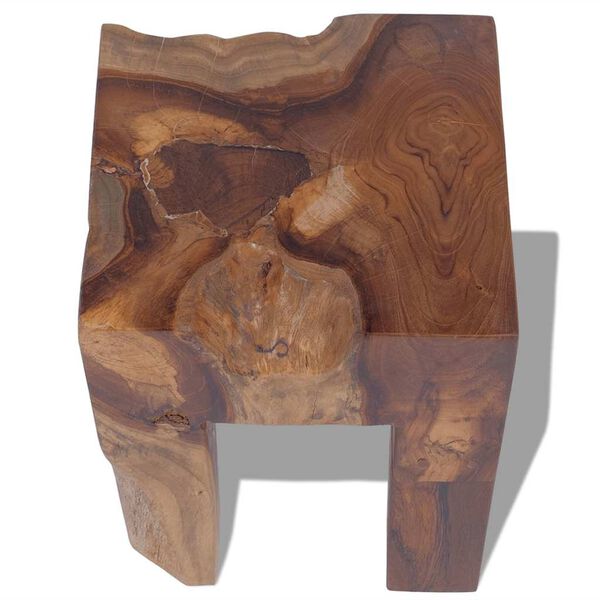 vidaXL Σκαμπό από Μασίφ Ξύλο Teak