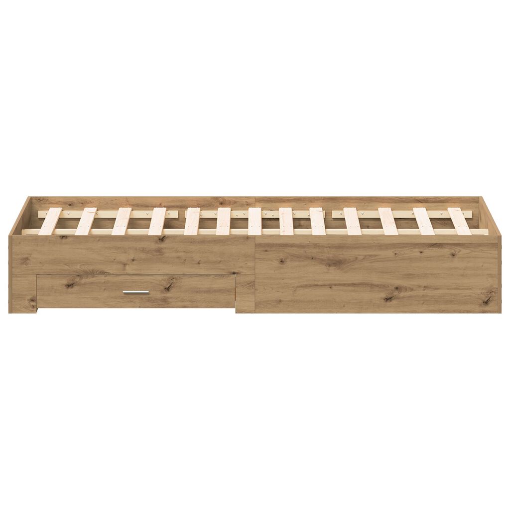 vidaXL Κρεβάτι με Συρτάρια Artisan Oak 180x200 cm Επεξεργασμένο Ξύλο