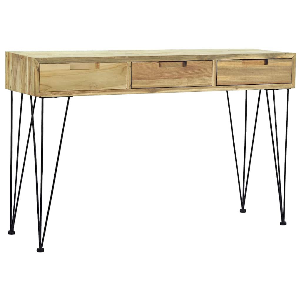 vidaXL Τραπέζι Κονσόλα 120 x 35 x 76 εκ. από Μασίφ Ξύλο Teak