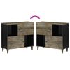 vidaXL Sideboard 80x33x75 cm μασίφ ξύλο Mango