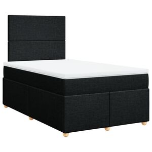 vidaXL &Kappa;&rho;&epsilon;&beta;ά&tau;&iota; Boxspring &mu;&epsilon; &Sigma;&tau;&rho;ώ&mu;&alpha; &Mu;&alpha;ύ&rho;&omicron; 120x200 &epsilon;&kappa;. &Upsilon;&phi;&alpha;&sigma;&mu;ά&tau;&iota;&nu;&omicron;