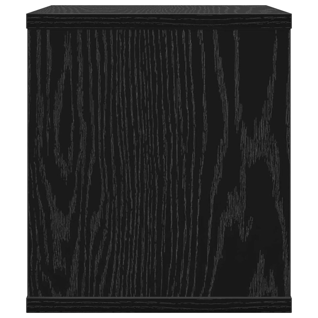 vidaXL Οργανωτής Γραφείου Μαύρη Δρυς 36x26x29.5 cm Επεξεργασμένο Ξύλο