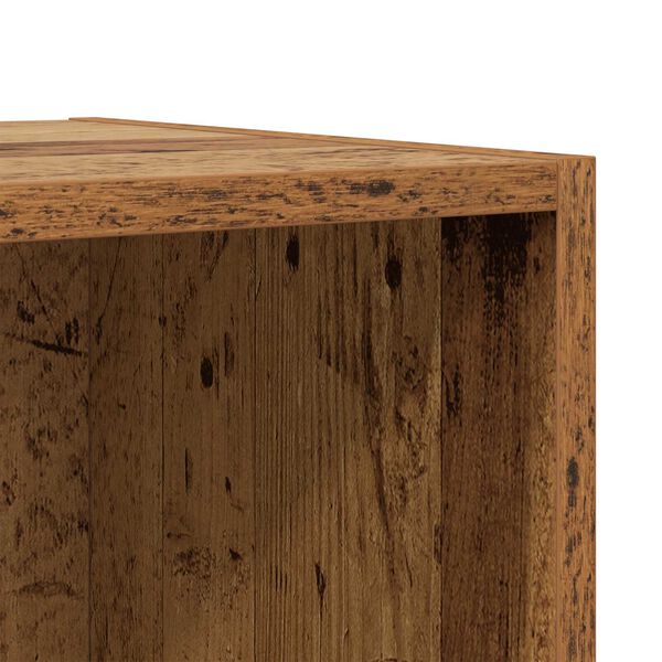 vidaXL Ντουλάπες τοίχου 2 πακέτο - Παλιό ξύλο - 37x37x37 εκ. - Φτιαγμένες από επεξεργασμένο ξύλο