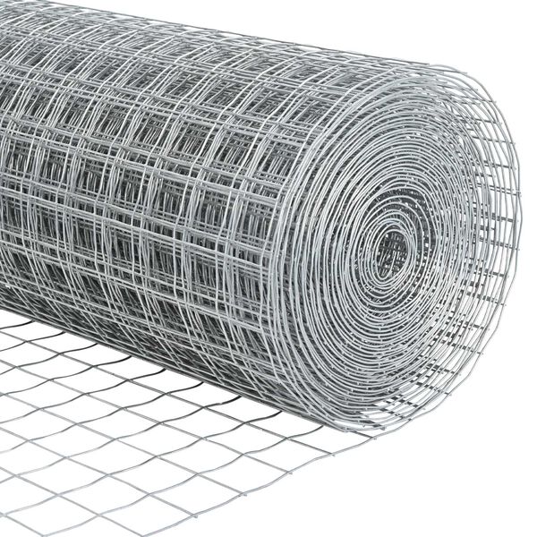 vidaXL Euro Fence 1x10 μ Γαλβανισμένο Ατσάλι