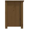 vidaXL Έπιπλο Τηλεόρασης Μελί Καφέ 79x35x52 εκ. από Μασίφ Ξύλο Πεύκου