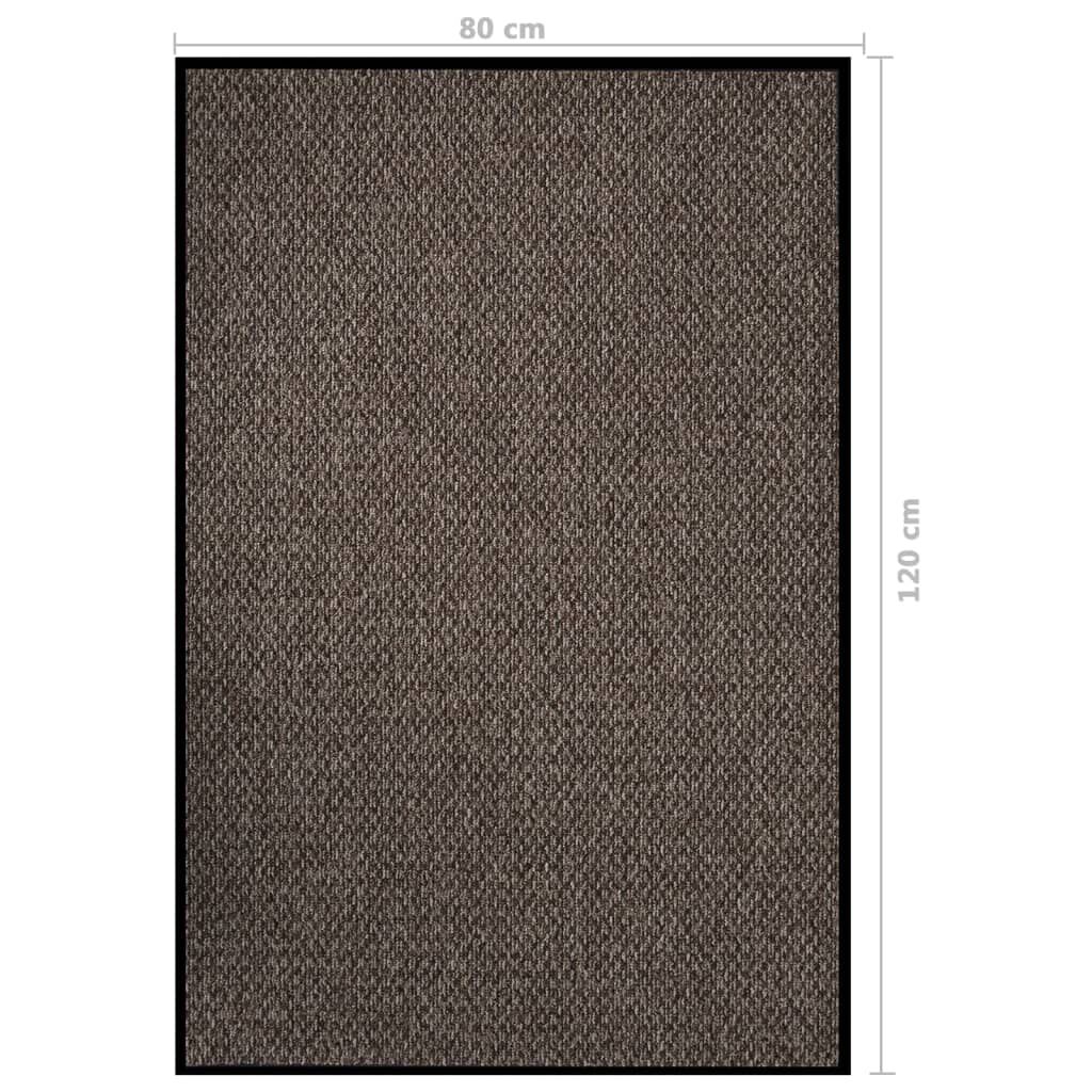 vidaXL Πατάκι Εισόδου Μπεζ 80 x 120 εκ.
