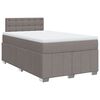 vidaXL &Kappa;&rho;&epsilon;&beta;ά&tau;&iota; Boxspring &mu;&epsilon; &Sigma;&tau;&rho;ώ&mu;&alpha; Taupe 120x190 &epsilon;&kappa;. &Upsilon;&phi;&alpha;&sigma;&mu;ά&tau;&iota;&nu;&omicron;