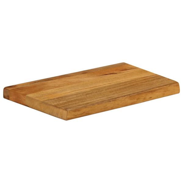 vidaXL Επιφάνεια Τραπεζιού 50x30x3,8 εκ. Live Edge Μασίφ Ξύλο Μάνγκο