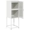 vidaXL Sideboard Λευκό 36x39x107 cm Ατσάλι ψυχρής έλασης