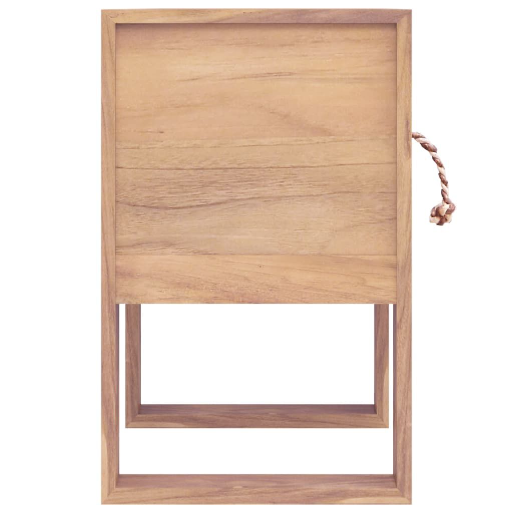 vidaXL Κομοδίνο 40 x 30 x 50 εκ. από Μασίφ Ξύλο Teak