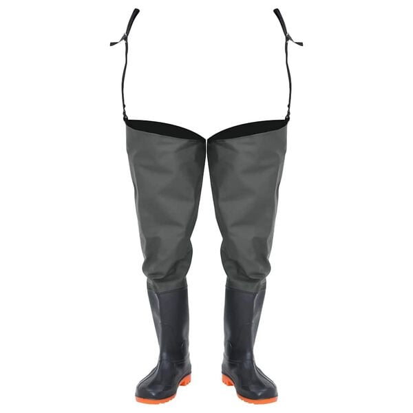 vidaXL Γαλότσες Ψηλές Σκούρες Πράσινες Μέγεθος 39