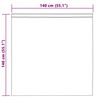 vidaXL Κουρτίνες με κουρτίνες 2 pcs Άμμος 140x140εκ Πολυεστέρας