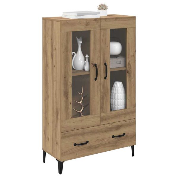 vidaXL Highboard &mu;&epsilon; &sigma;&upsilon;&rho;&tau;ά&rho;&iota; Artisan Oak 70 x 31 x 115 &epsilon;&kappa;