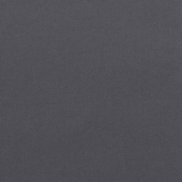 vidaXL Μαξιλάρι Πάγκου Κήπου Ανθρακί 150x(50+50)x7 εκ. Ύφασμα Oxford