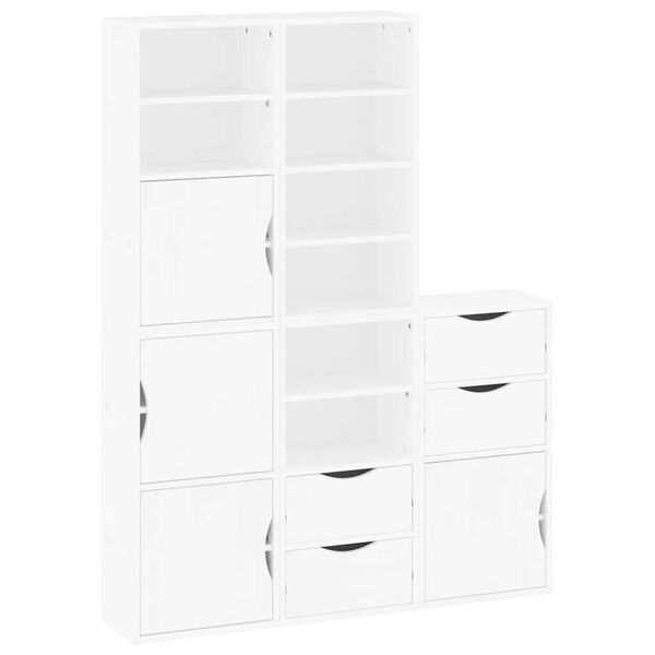 vidaXL Πλαϊνά ντουλάπια 5 τεμ. ODDA 40x24x79 εκ. από Μασίφ Ξύλο Πεύκου