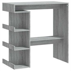 vidaXL &Tau;&rho;&alpha;&pi;έ&zeta;&iota; &Mu;&pi;&alpha;&rho; &mu;&epsilon; &Rho;ά&phi;&iota;&alpha; &Gamma;&kappa;&rho;&iota; Sonoma 100x50x101,5 &epsilon;&kappa;.