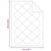 vidaXL Διπλό με Μαξιλάρι Άλλο 2 pcs Λευκό 155 x 220 cm Μικροΐνες