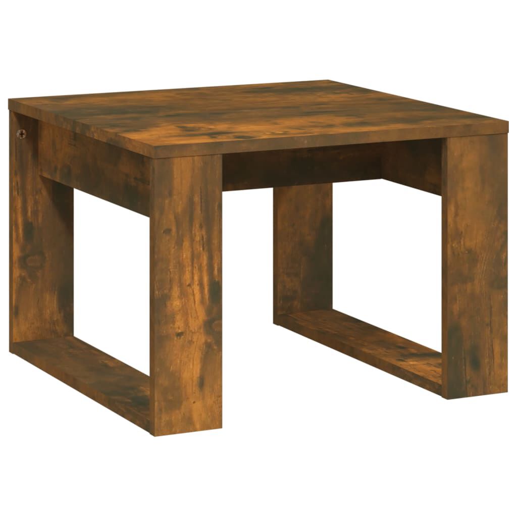vidaXL Βοηθητικό Τραπέζι Καπνιστή Δρυς 50x50x35 εκ. Επεξεργασμένο Ξύλο
