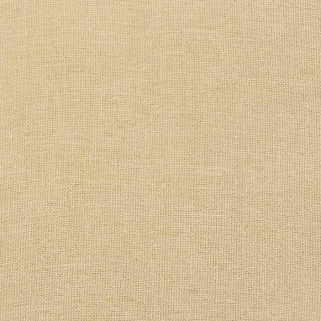 vidaXL Μαξιλάρι Ξαπλώστρας Μπεζ 186x58x4 εκ. Ύφασμα