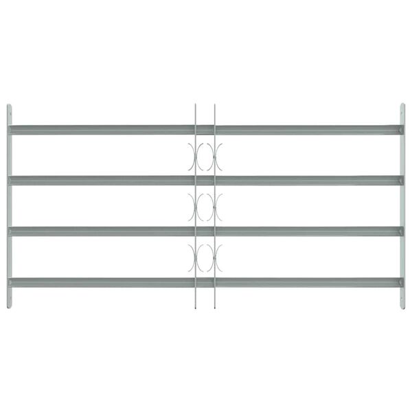 Κάγκελα Παραθύρων Ασφαλείας Ρυθμιζόμενα με 4 Μπάρες 700-1050 χιλ.