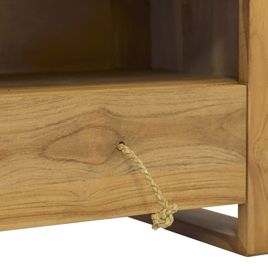 vidaXL Έπιπλο Τηλεόρασης 110 x 30 x 35 εκ. από Μασίφ Ξύλο Teak
