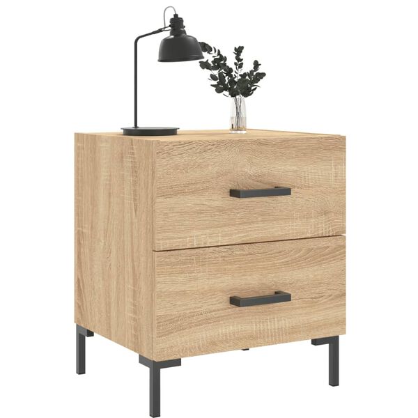 vidaXL Κομοδίνο Sonoma Δρυς 40 x 35 x 47,5 εκ. από Επεξεργασμένο Ξύλο