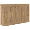 vidaXL &Nu;&tau;&omicron;&upsilon;&lambda;ά&pi;&alpha; &tau;&omicron;ί&chi;&omicron;&upsilon; &Epsilon;&pi;&iota;&tau;&omicron;ί&chi;&iota;&omicron; 2 pcs Artisan Oak 69,5 x 34 x 90 &epsilon;&kappa;.