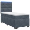 vidaXL &Kappa;&rho;&epsilon;&beta;ά&tau;&iota; Box Spring &mu;&epsilon; &Sigma;&tau;&rho;ώ&mu;&alpha; &kappa;&alpha;&iota; LED &Sigma;&kappa;&omicron;ύ&rho;&omicron; &Gamma;&kappa;&rho;&iota; 90 x 190 cm