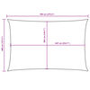 vidaXL Πανί Σκίασης Ορθογώνιο Κόκκινο 4 x 7 μ. από Ύφασμα Oxford