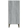 vidaXL Ντουλάπι Γκρι Sonoma 90 x 34 x 80 εκ. από Επεξεργασμένο Ξύλο