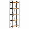 vidaXL &Beta;&iota;&beta;&lambda;&iota;&omicron;&theta;ή&kappa;&eta; &mu;&epsilon; 5 &Epsilon;&pi;ί&pi;&epsilon;&delta;&alpha; 60 x 30 x 180 &epsilon;&kappa;. &Mu;&alpha;&sigma;ί&phi; &Xi;ύ&lambda;&omicron; &Mu;ά&nu;&gamma;&kappa;&omicron;